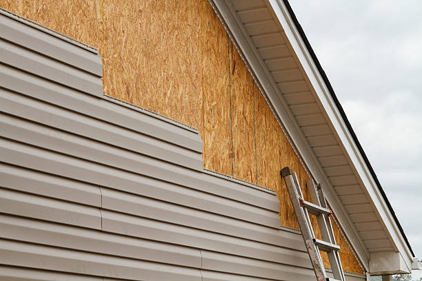Professional Siding Contractor technician working in Central City, IL